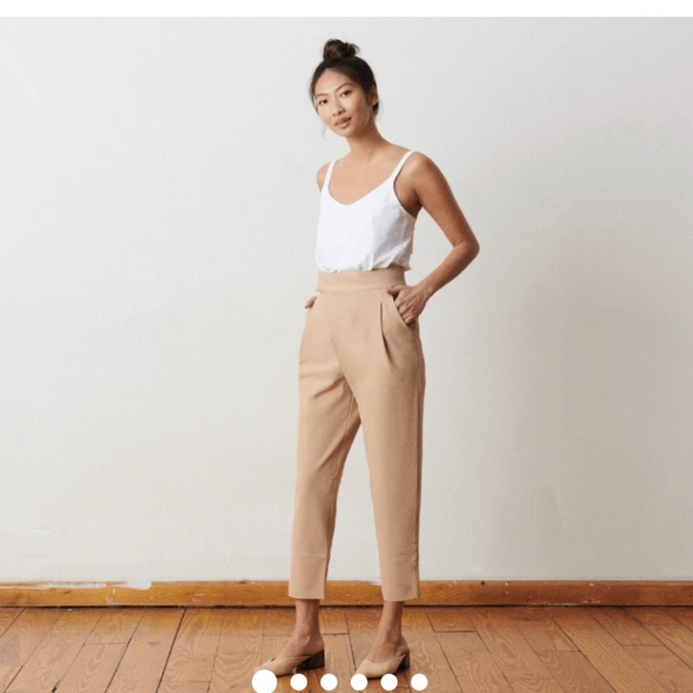 ADAY’s Portfolio pant, Latte, M.